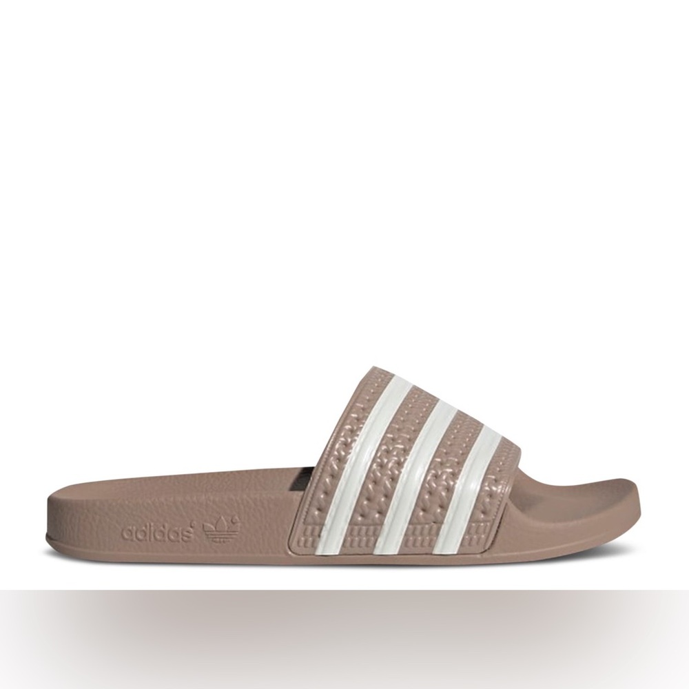 Adidas adilette slide pale nude 10